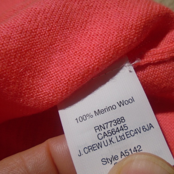 J CREW NWT Lightweight Spring Merino Zip Shoulder Sweater - Picture 6 of 8